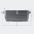 Univerzální hliníkový INTERCOOLER No.001