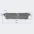 Univerzální hliníkový INTERCOOLER No.004