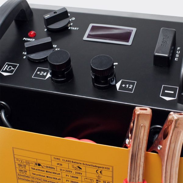 Nabíječka autobaterií WilTec 12V 24V Booster 630