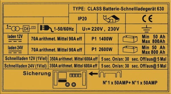 Nabíječka autobaterií WilTec 12V 24V Booster 630