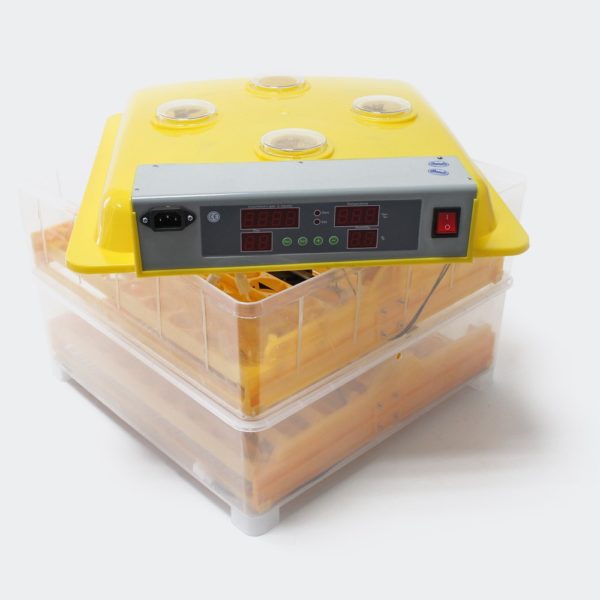 Plně automatický Inkubátor líheň na 96 vajec průhledná