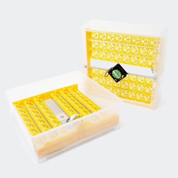 Plně automatický Inkubátor líheň na 96 vajec průhledná