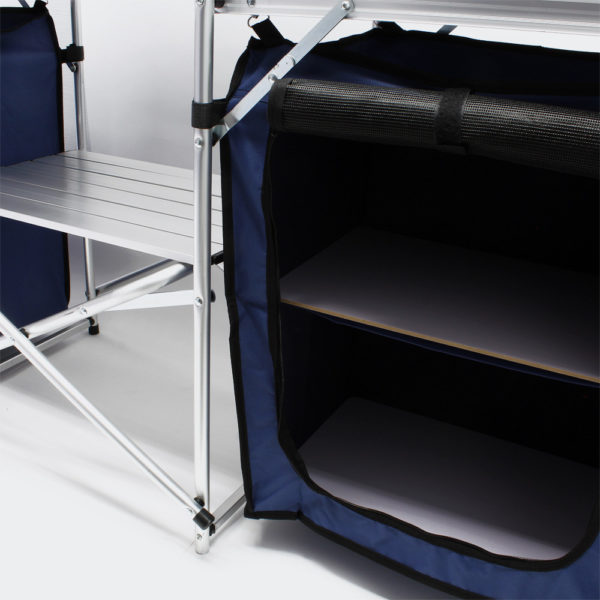 Kemp kuchyně skládací 3 pracovní plochy ochrana proti větru