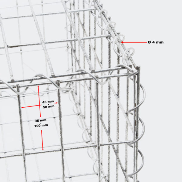 Gabionový koš 100x100x30