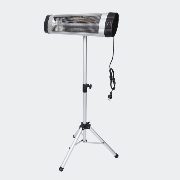 Infračervený ohřívač 2500 W, volně stojící nebo na zeď