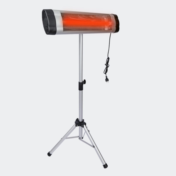 Infračervený ohřívač 2500 W, volně stojící nebo na zeď