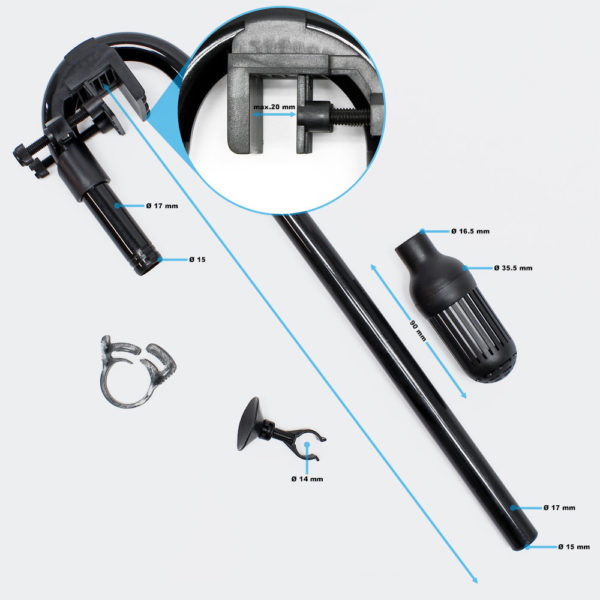SunSun HW-702A externí akváriový filtr 1 000l/h 24Watt se 3 úrovněmi