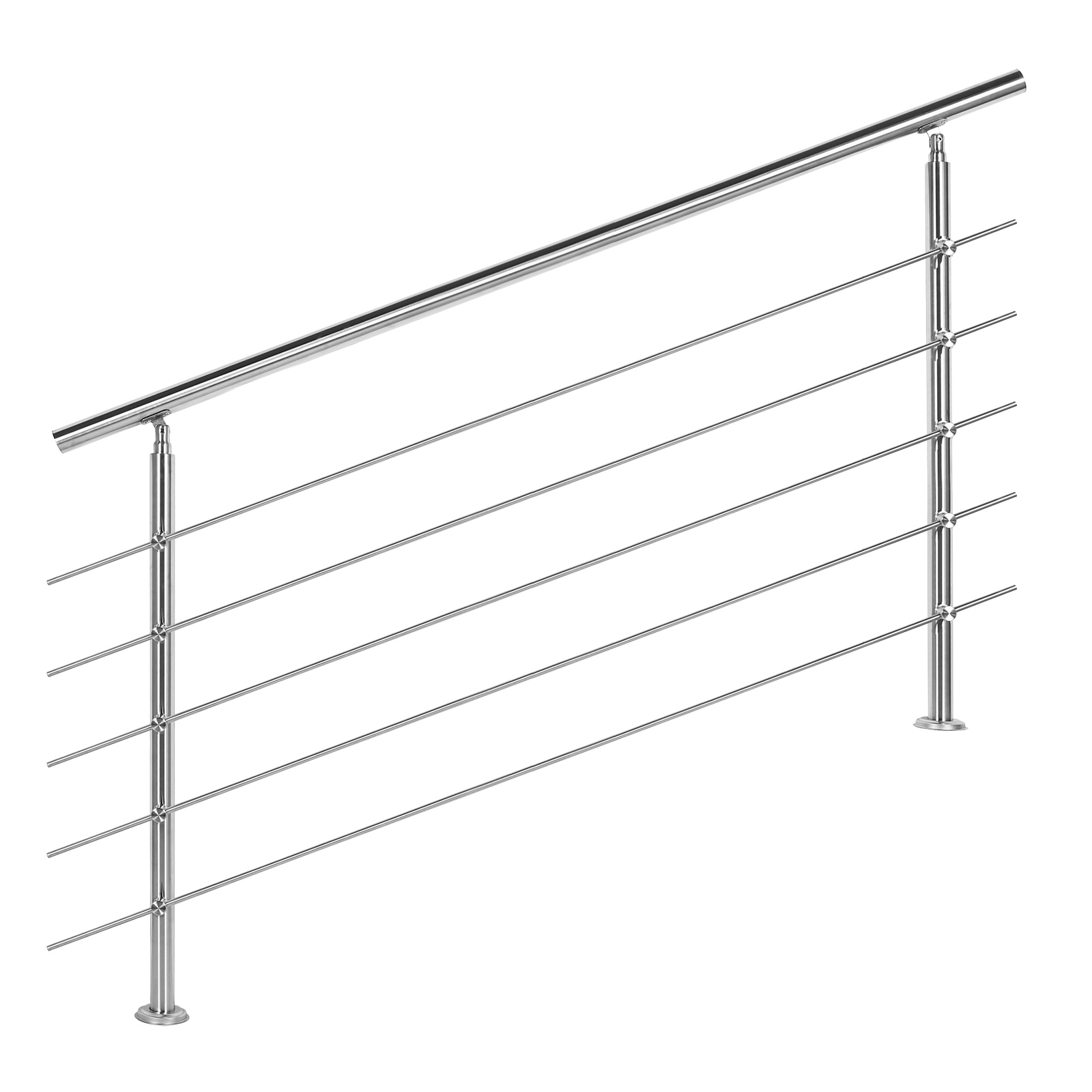 Zábradlí Nerezová ocel 5 Příčníky 160cm