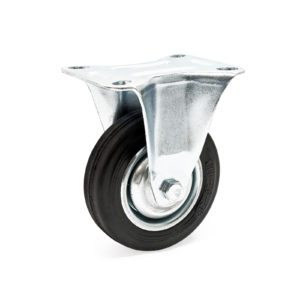 Pevné kolečko o průměru 100 mm Gumový s nosností 70 kg