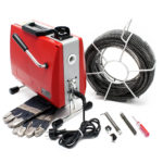 Zařízení na čištění trubek 390 W 16 mm spirálový profesionální čistič odpadů