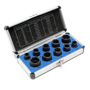 Sada Vytahovač matic Sada 3/8 "(10 mm), čtyřhranný 9-19 mm