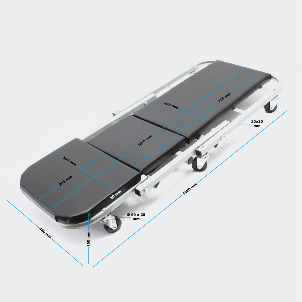 Montážní Sedátko/Lehátko do Garáže 101x44x12cm - Obrázek 3