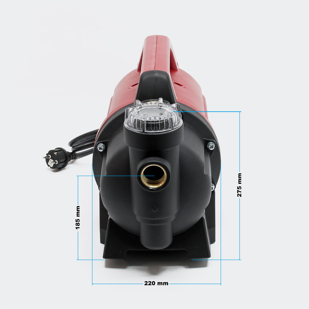 Přenosné zahradní vodní čerpadlo 1100 Watt 4200 l / h - Obrázek 3