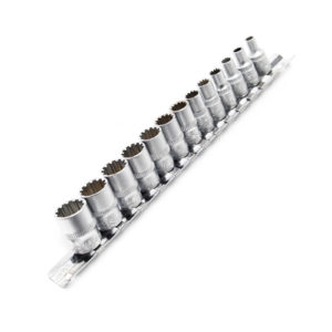 Sada nástrčných klíčů 13ks. 1/4 "(6,35 mm) mimo profil více zubů