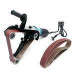 Trubková pásová bruska 760 mm 1300 W, brusné pásy, 3 velikosti zrna 80/100/120