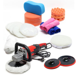 Lešticí stroj 21ks. Sada, 1200 W, 6 nastavení, leštění pískováním atd.