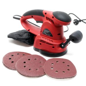 Excentrická bruska 430W s prachovým sáčkem a 16x brusným papírem