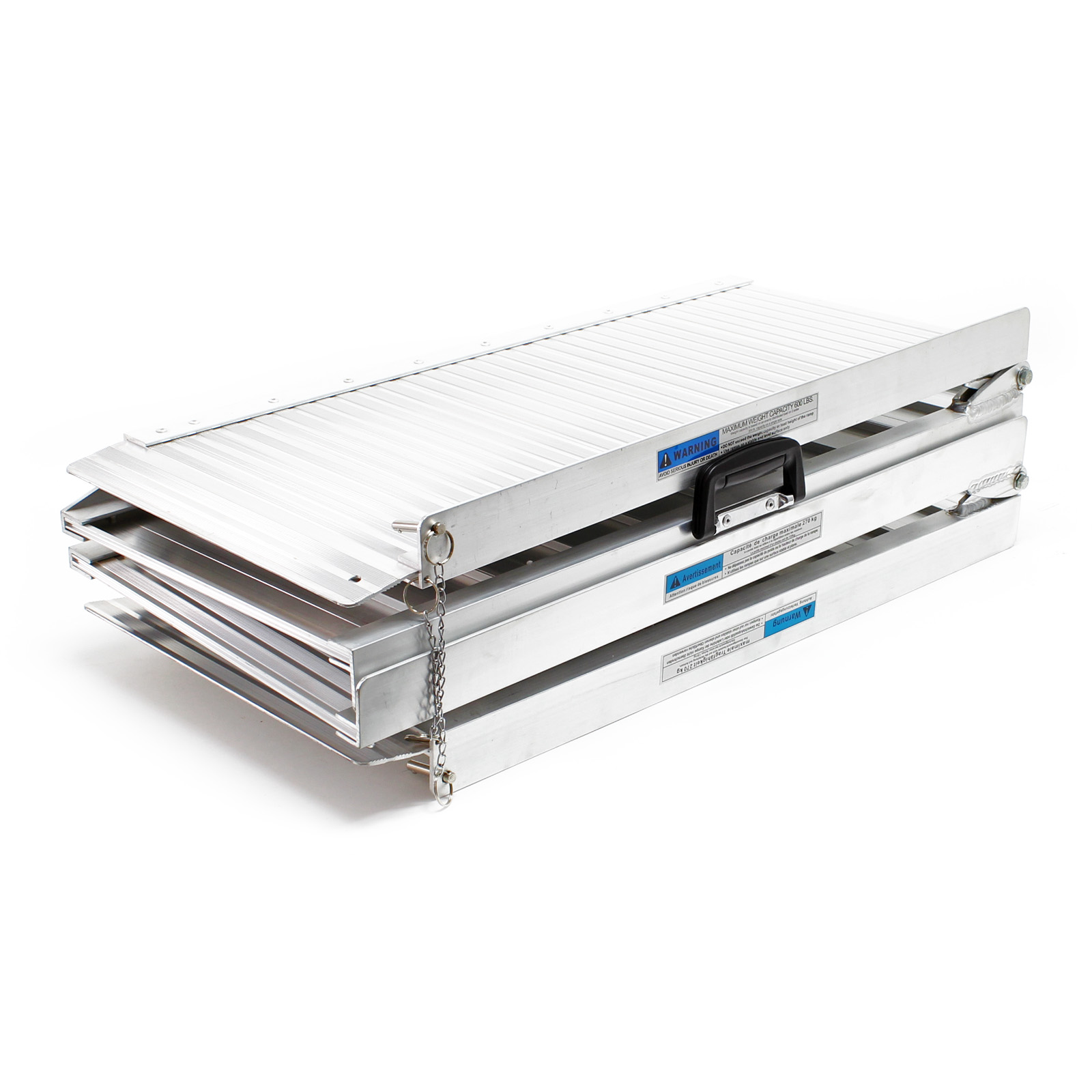 Rampa pro invalidní vozík Hliník 2x skládací 244cm 270kg