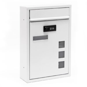 Nástěnná poštovní schránka bílá