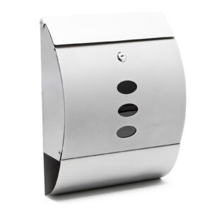 Designová poštovní schránka V18 stříbrná