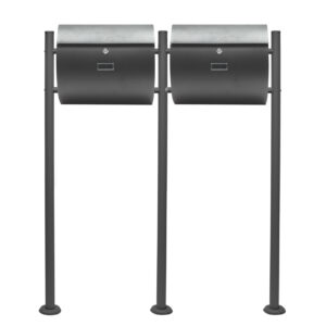 Sada poštovních schránek V17 antracitová dvojitá