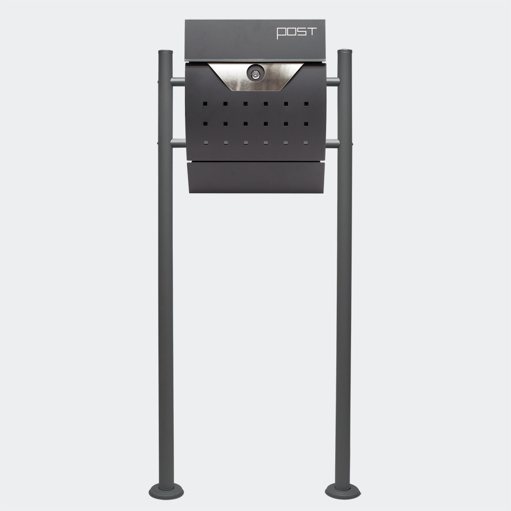 Poštovní schránka na stojanu V5 antracitová - Obrázek 2