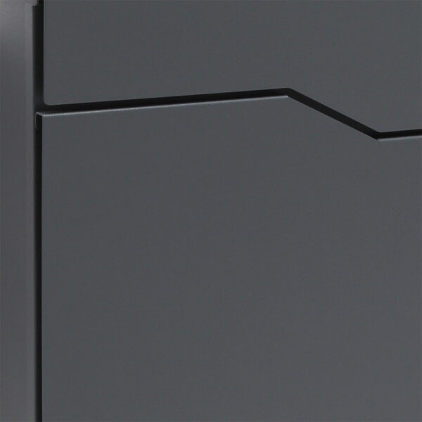 Designová poštovní schránka V19 antracitová poštovní schránka na noviny