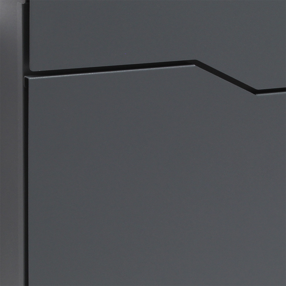 Designová poštovní schránka V19 antracitová poštovní schránka na noviny