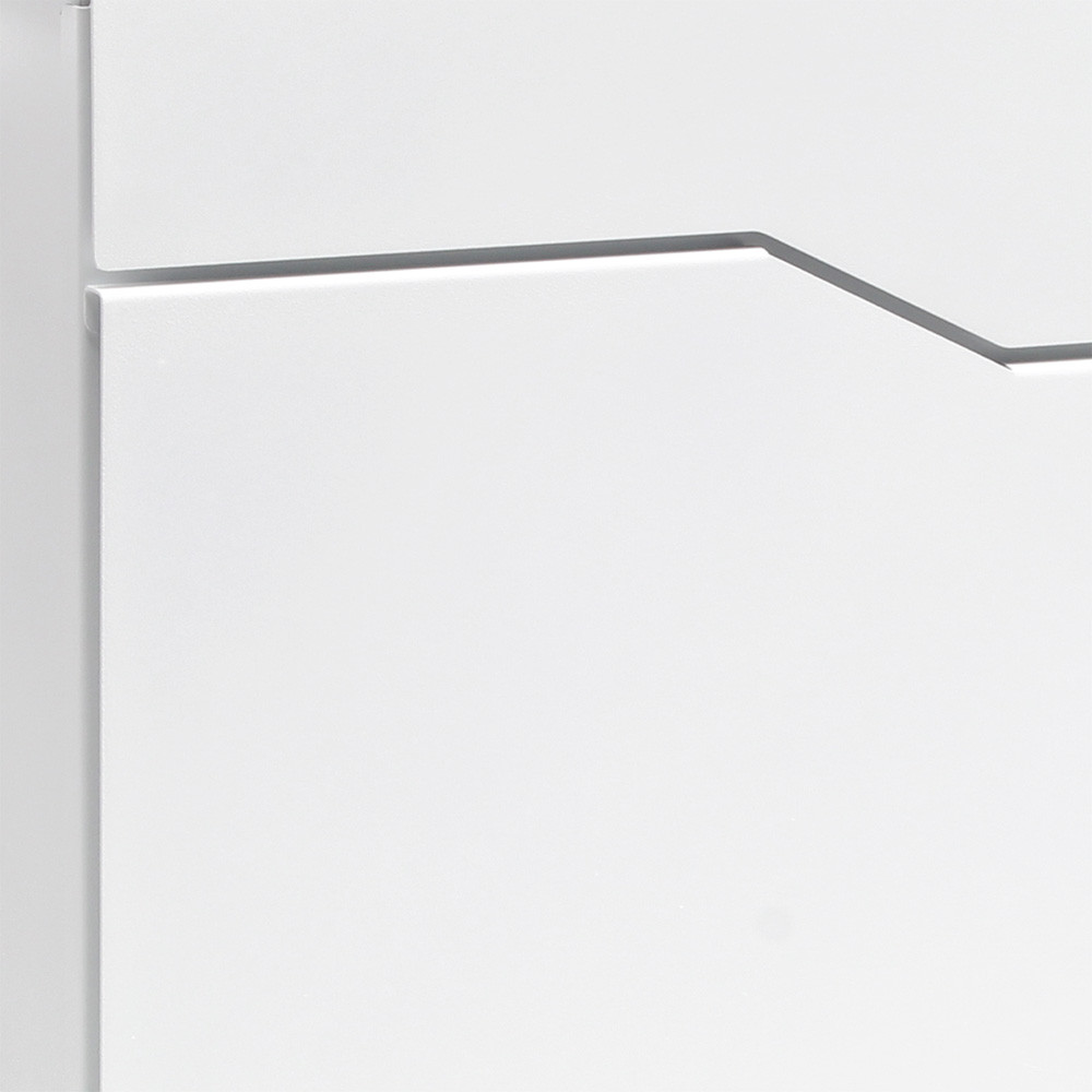 Designová poštovní schránka V19 bílá schránka na noviny