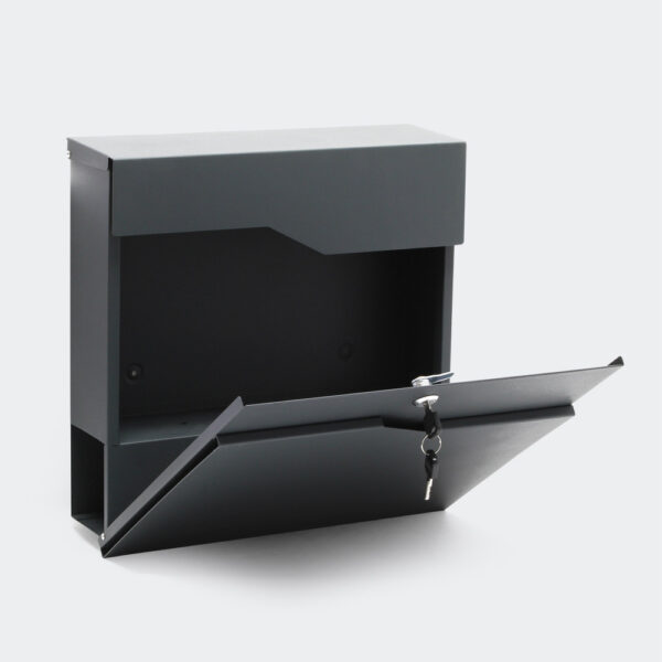 Designová poštovní schránka V20 antracitová poštovní schránka na noviny