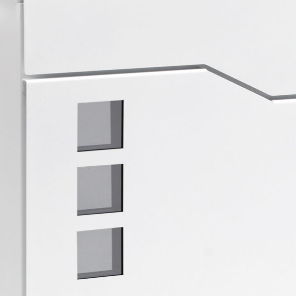 Designová poštovní schránka V20 bílá schránka na noviny