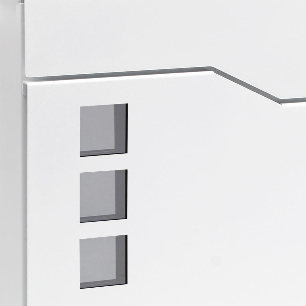 Designová poštovní schránka V20 bílá schránka na noviny