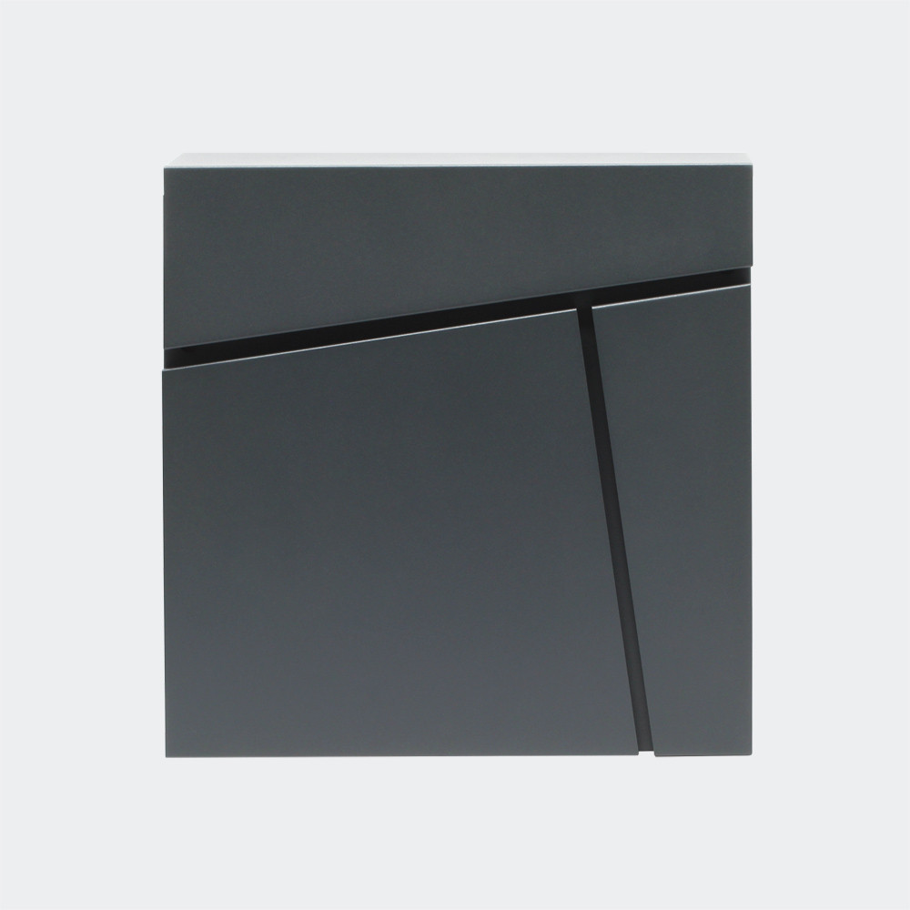 Designová poštovní schránka V23 antracitová poštovní schránka na noviny