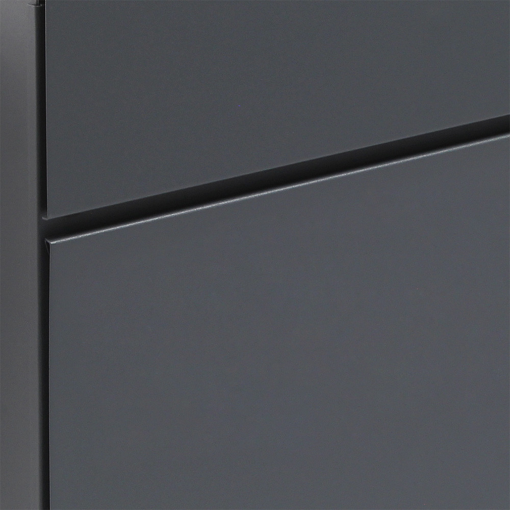 Designová poštovní schránka V23 antracitová poštovní schránka na noviny