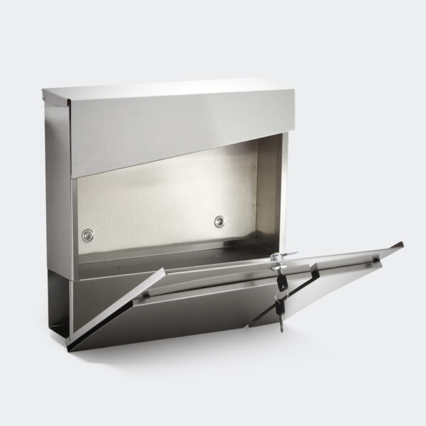 Designová poštovní schránka V23 z nerezové oceli Poštovní schránka na noviny