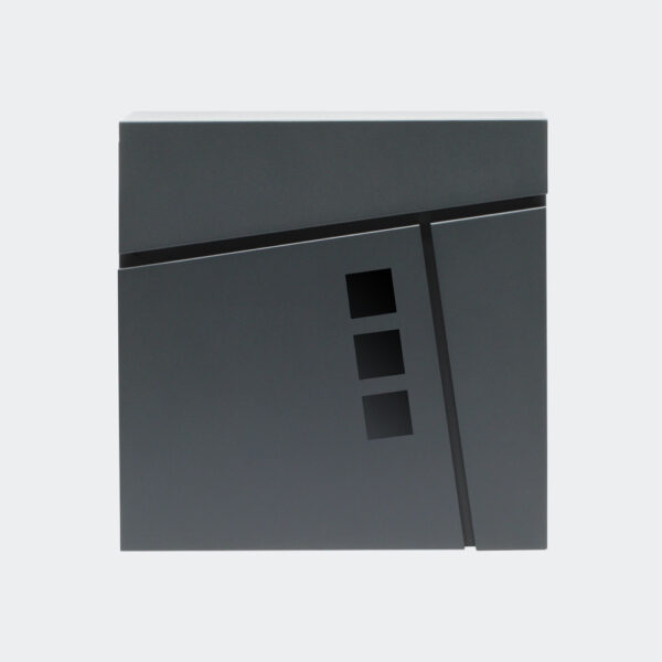Designová poštovní schránka V24 antracitová poštovní schránka na noviny