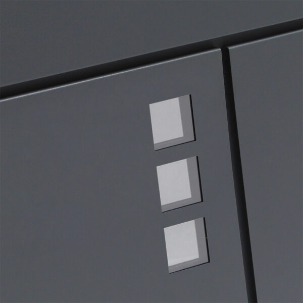 Designová poštovní schránka V24 antracitová poštovní schránka na noviny