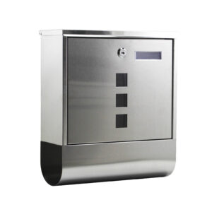 Poštovní schránka s držákem novin nerez