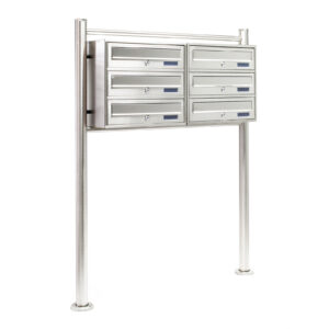 Poštovní Schránka 2x3 nerez ocel