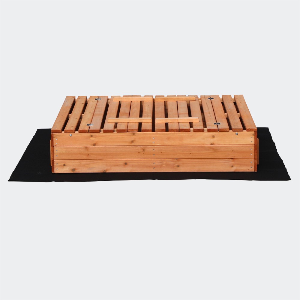 Pískoviště s lavičkami 980x980x200 mm - Obrázek 2