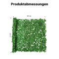 Stínící síť s listy 300 x 150 cm na plot