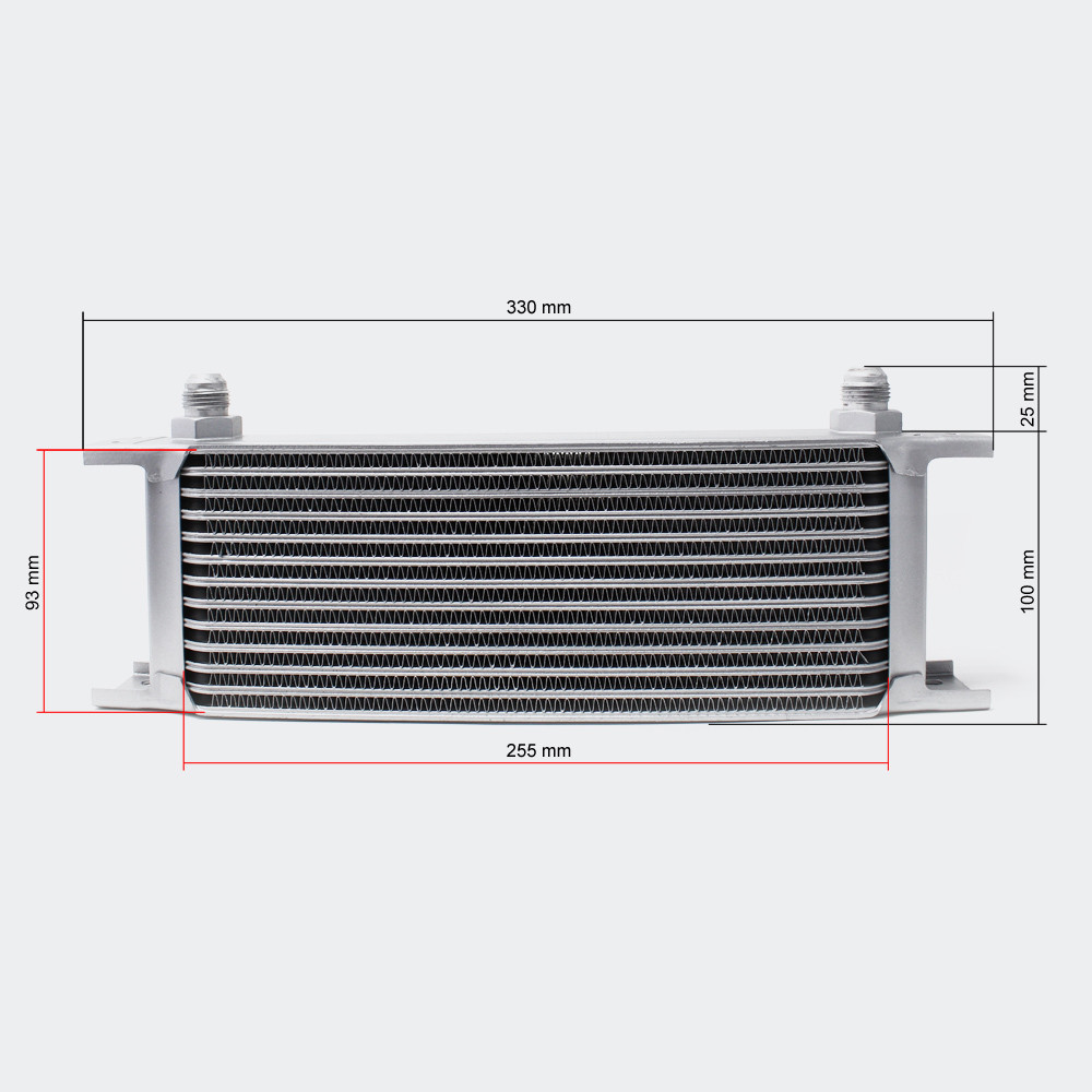 Hliníkový chladič oleje s 13 poli - Obrázek 3