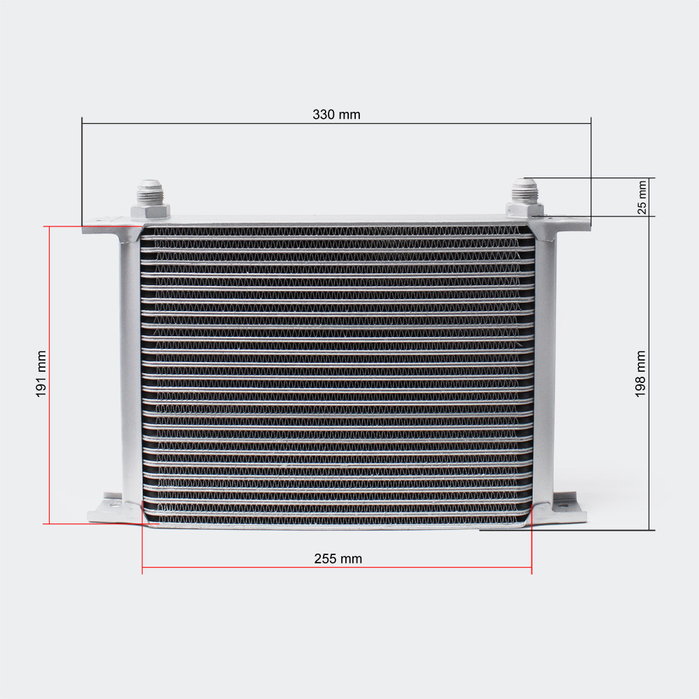 Hliníkový olejový chladič s 25 poli - Obrázek 3