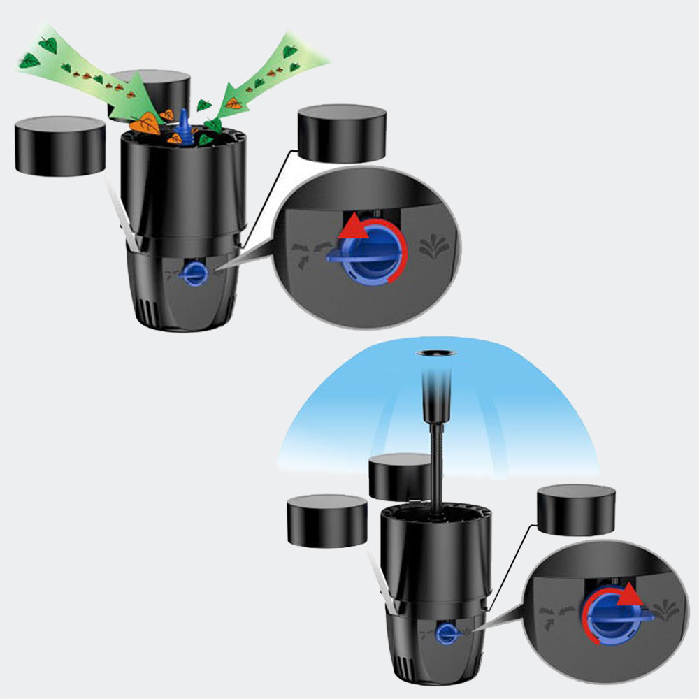 SunSun CSP-250 Plovoucí jezírkové povrchové fontánové čerpadlo 2500 l / h 45 W. - Obrázek 7