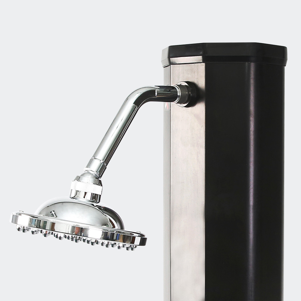 Solární vyhřívaná sprcha u bazénu 35L černý - Obrázek 2