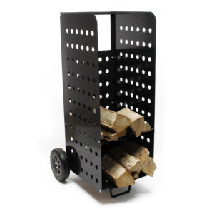 Vozík na dříví XL 100 kg 55x45x104 cm s gumovými koly