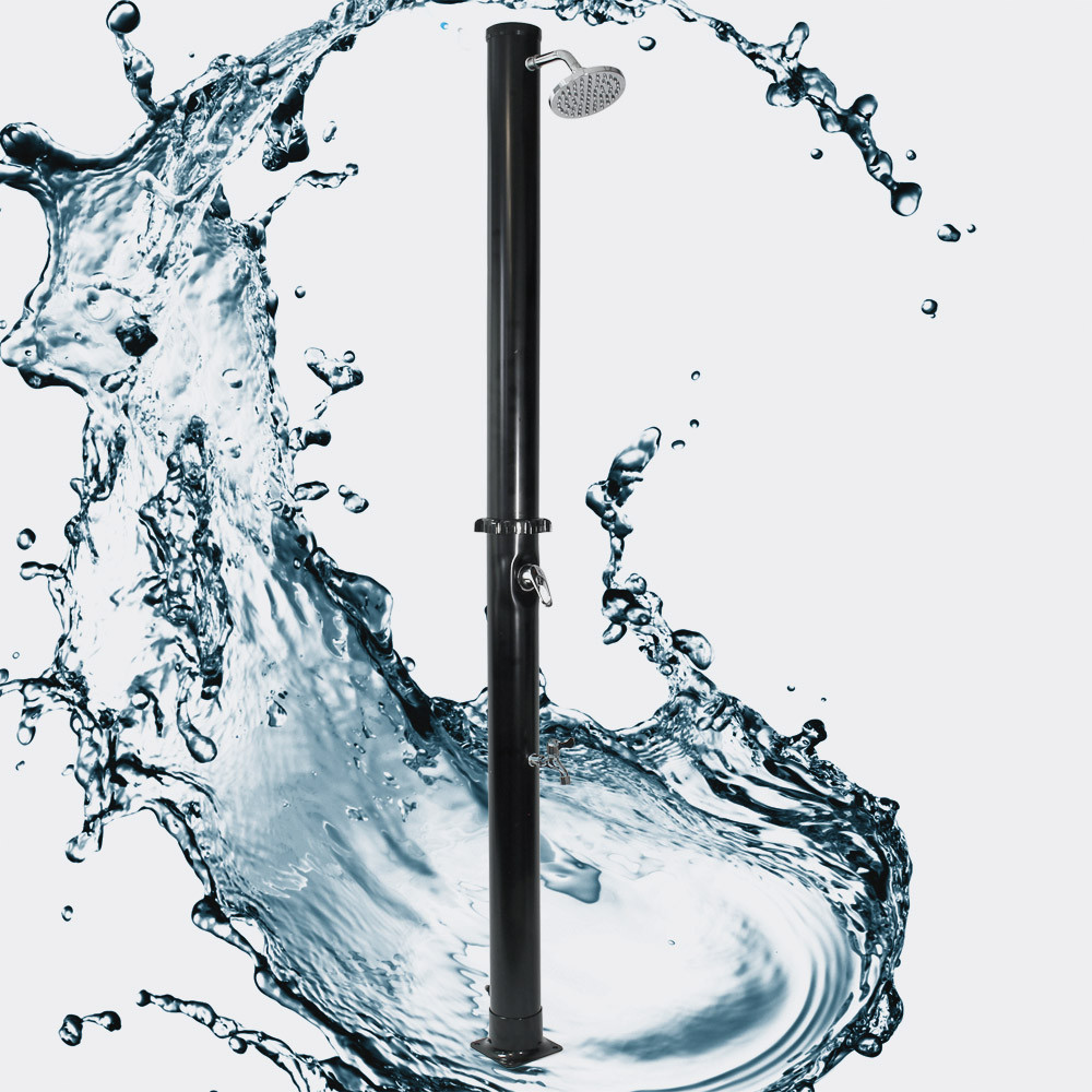 Solární sprcha 20l černá