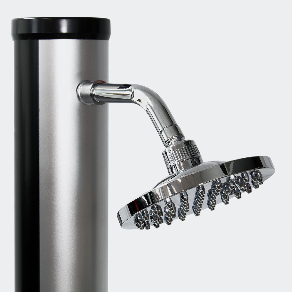 Solární sprcha 20l stříbro-černá - Obrázek 8