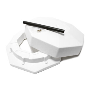 Plovoucí zábrana proti ledu, osmihranná, průměr 400 mm, ventilační potrubí