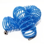 PE vzduchová hadice kompresoru 20m 5x8mm 1/4“spojovací spirálová hadice